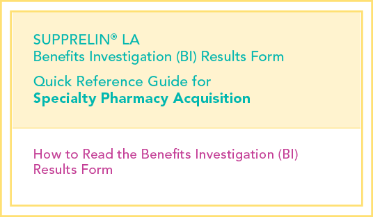 Specialty Pharmacy Results Instruction Guide